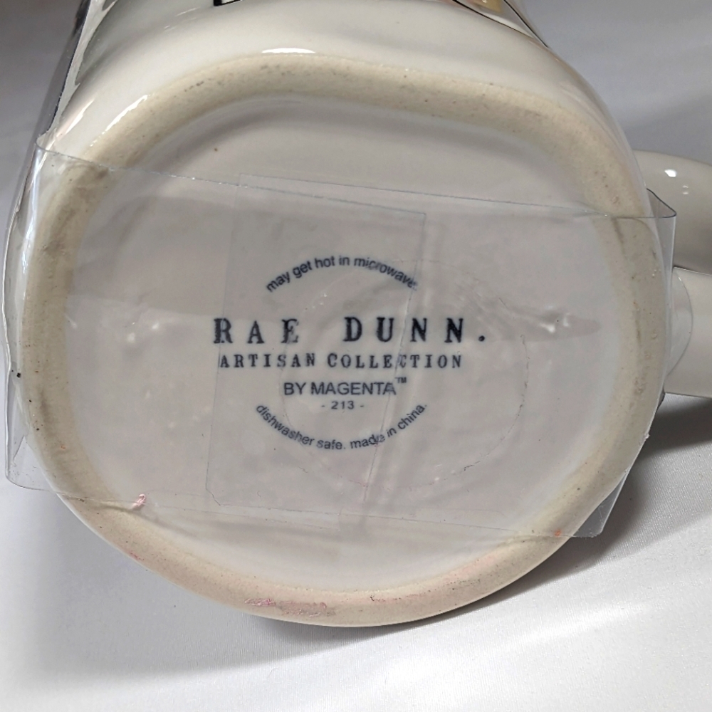 New Rae Dunn. 2021 Halloween Hey Boo Ceramic Mug With Lid - Picture 5 of 5